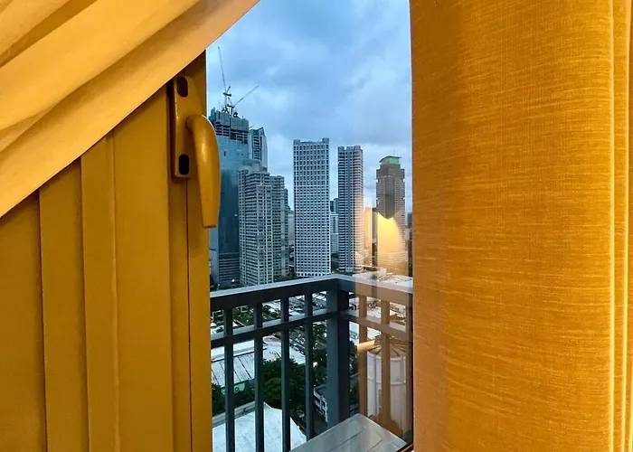 アパート Aureo 1br Fame Residences Near Shaw, Sm Megamall, Ortigas Skyline View